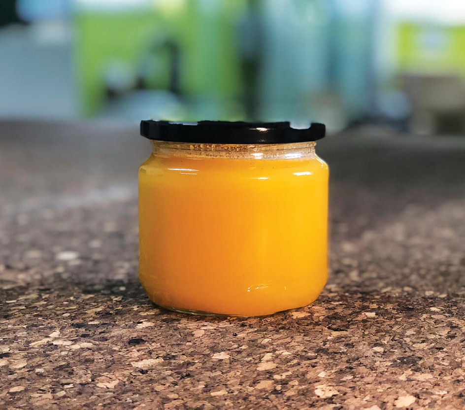 jar with herbal honey from Daniela Chelebieva